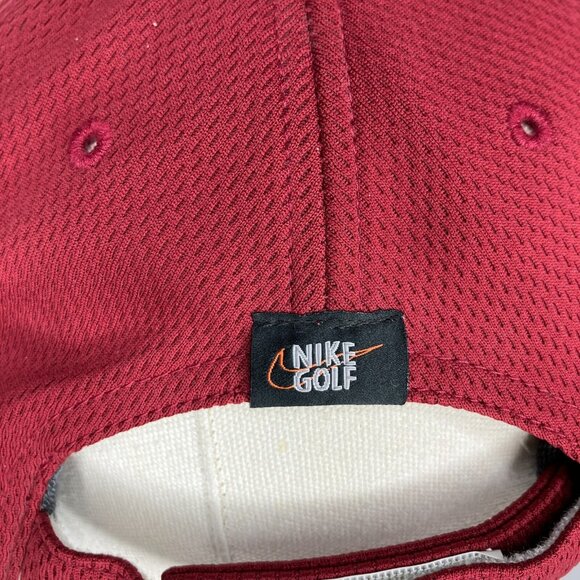 Nike Golf Red Hotel Logo Adjustable Hat Cap - Picture 4 of 8